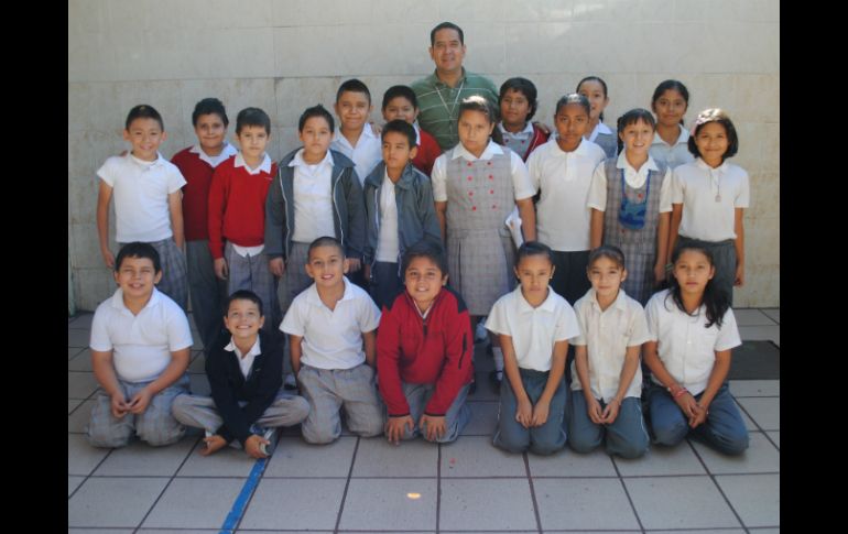 Grupo de 4º A de la Escuela federal ''Vicente Lombardo Toledo''.  /