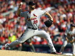 Chris Carpenter tuvo una sólida salida ante los Nacionales. AP  /