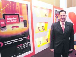 De estreno.- Alberto Escobar, vicepresidente de mercadotecnia de Nextel México. ESPECIAL  /