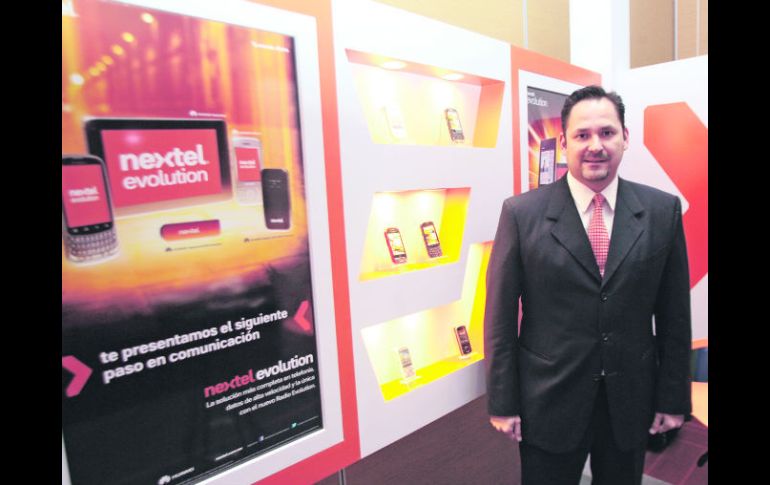 De estreno.- Alberto Escobar, vicepresidente de mercadotecnia de Nextel México. ESPECIAL  /