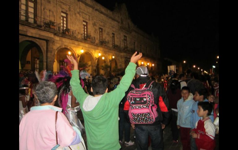 Se estima que se reciba a la imagen de la Virgen en los Arcos de Zapopan alrededor de las 10:00 horas.  /