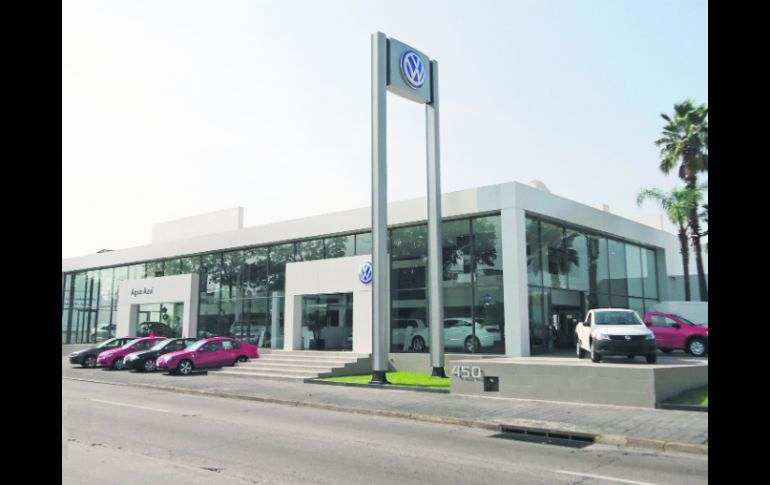 Instalaciones de la nueva agencia Agua Azul Motors de Volkswagen.  /