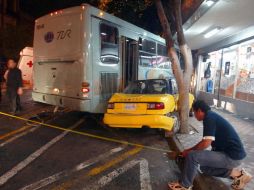 En la zona del Centro Histórico tapatío es común que ocurran accidentes viales. ARCHIVO  /