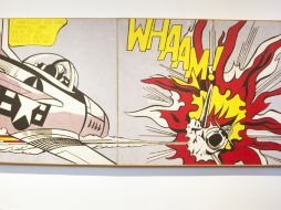 La obra titulada Whaam! (1963) forma parte de la primera gran exhibición del arte de este pintor desde su muerte. AP  /