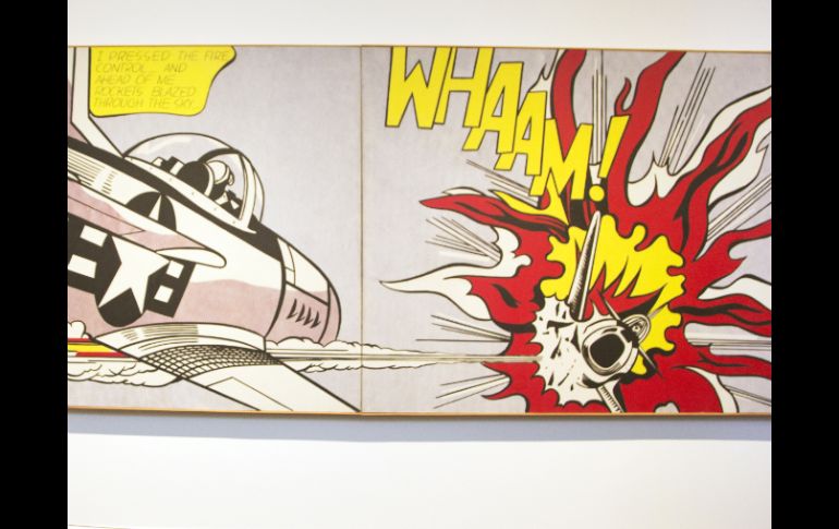 La obra titulada Whaam! (1963) forma parte de la primera gran exhibición del arte de este pintor desde su muerte. AP  /