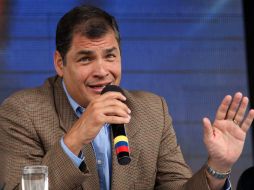 El presidente de Ecuador, Rafael Correa. ARCHIVO  /