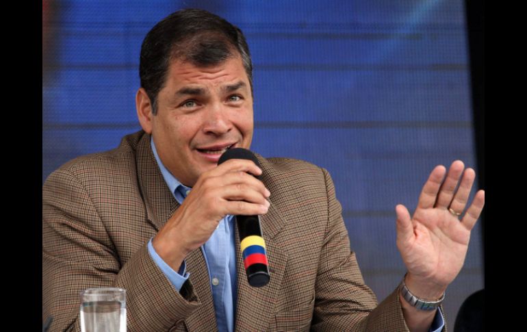 El presidente de Ecuador, Rafael Correa. ARCHIVO  /