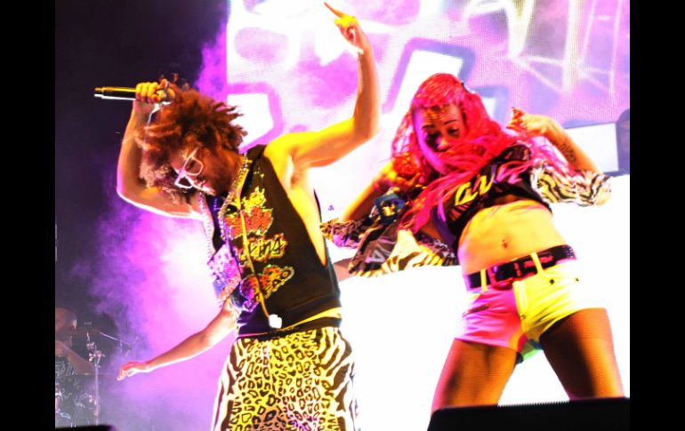 Redfoo deleitó a sus seguidores con temas como ''I'm in Miami trick'' y ''La la la''. EL UNIVERSAL  /