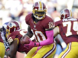 Griffin III regreso para llevar a la victoria a los Pieles Rojas. AP  /