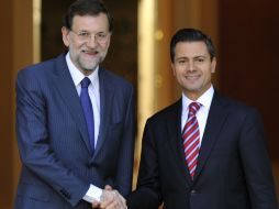 Peña Nieto espera que la cooperación económica impulse una mayor presencia de inversión de México en España. XINHUA  /