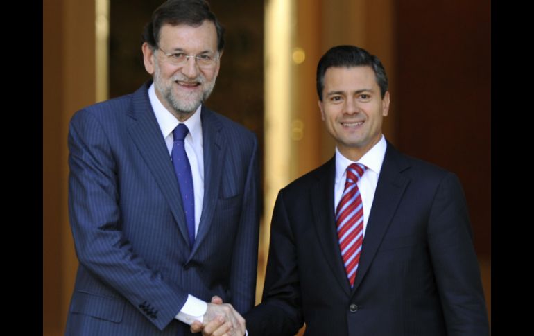 Peña Nieto espera que la cooperación económica impulse una mayor presencia de inversión de México en España. XINHUA  /