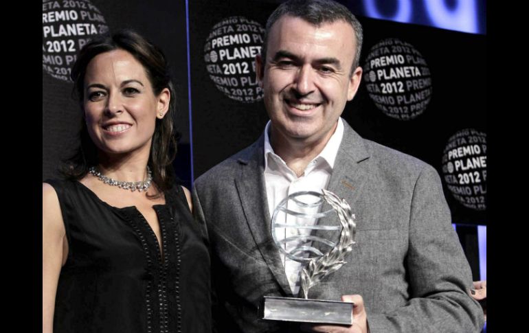 Lorenzo Silva, ganador esta noche del Premio Planeta. EFE  /