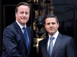 Enrique Peña Nieto sostuvo un encuentro privado con el primer ministro del Reino Unido, David Cameron. REUTERS  /