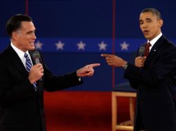 Mitt Romney y Barack Obama se enfrentaron en el segundo de tres debates previo a la elección presidencial del 6 de noviembre. AP  /