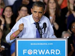 Barack Obama reanudó hoy su campaña en Iowa. AP  /