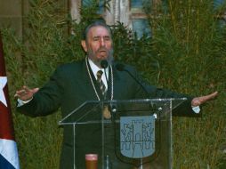 Fidel envía felicitación a graduados de instituto que inauguró. ARCHIVO  /