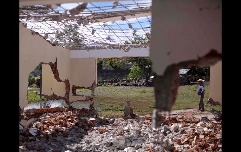 El pasado 6 de julio ocurrió la destrucción de la escuela. ARCHIVO  /
