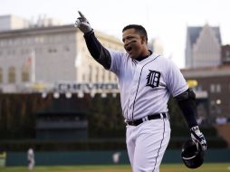 Miguel Cabrera se hizo presente en el triunfo con un cuadrangular impulsor de dos carreras. AP  /