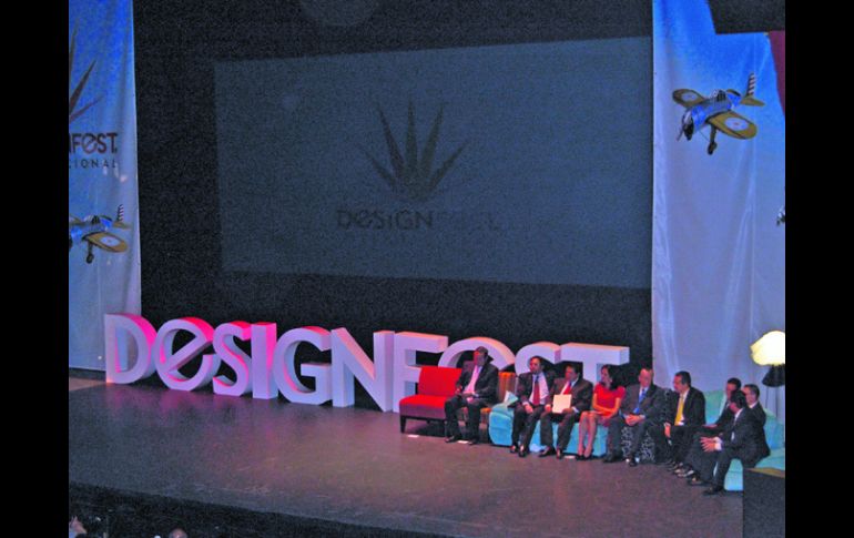 En la imagen un momento de la inauguración del DesignFest ayer. CORTESÍA DESIGNFEST R. YÁÑEZ  /