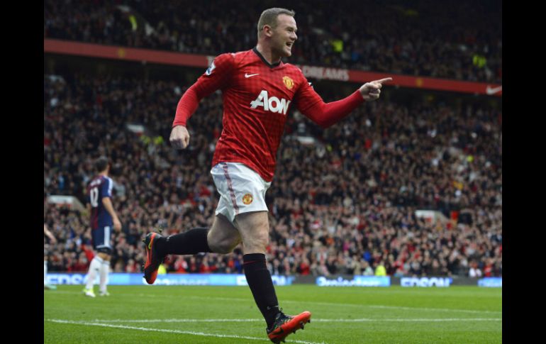 Rooney metió tres goles, dos contra el Stoke y uno en su propia portería. REUTERS  /