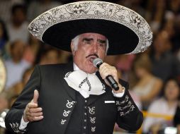 El cantante Vicente Fernández, principal exponente de la música ranchera. ARCHIVO  /