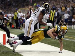 Jordy Nelson alcanzo las 122 yardas en el partido. AP  /