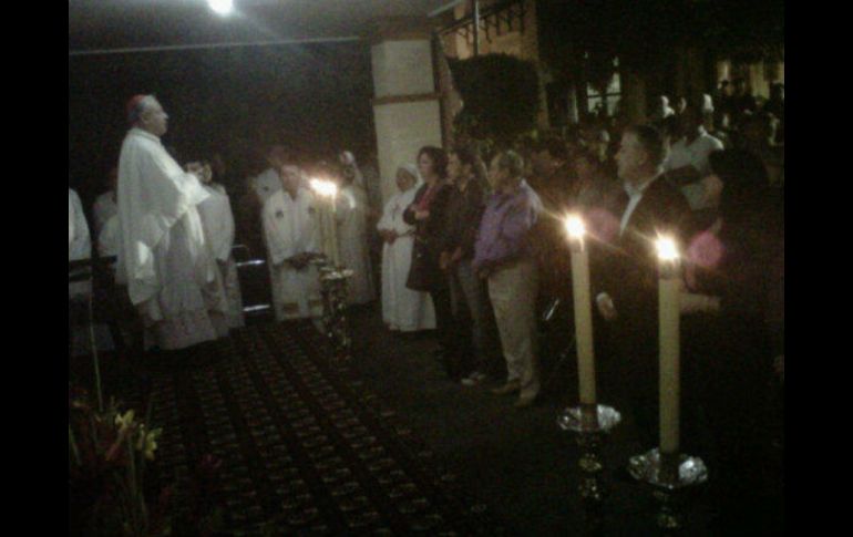 La ceremonia religiosa estuvo encabezada por Sandoval Íñiguez y el cardenal emérito de Chile, Francisco Javier Errázuriz.  /