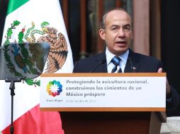 El Presidente dice que fueron casi 14 mil toneladas de huevo las importadas, principalmente de Estados Unidos. NTX  /