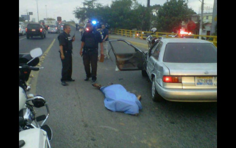 La persona fallecida fue llevada a la morgue de la Zona Metropolitana de Guadalajara.  /