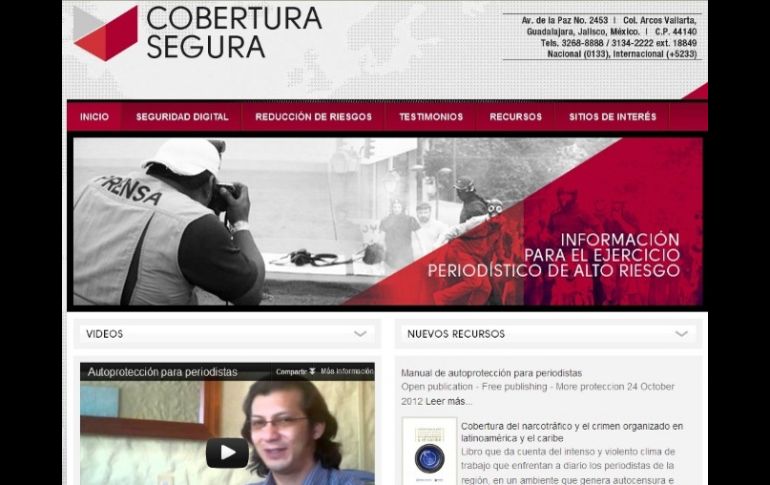 El CFPD lanza su sitio web para apoyar con información a los periodistas. ESPECIAL  /