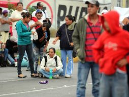 Los pepenadores se dicen inconformes porque no los han contratado para la recolección en el tiradero de ''La Cajilota''.  /