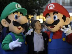 Shigeru Miyamoto dice que ''Mario'' vivirá en todos sus videojuegos porque ya es parte del creador. AFP  /