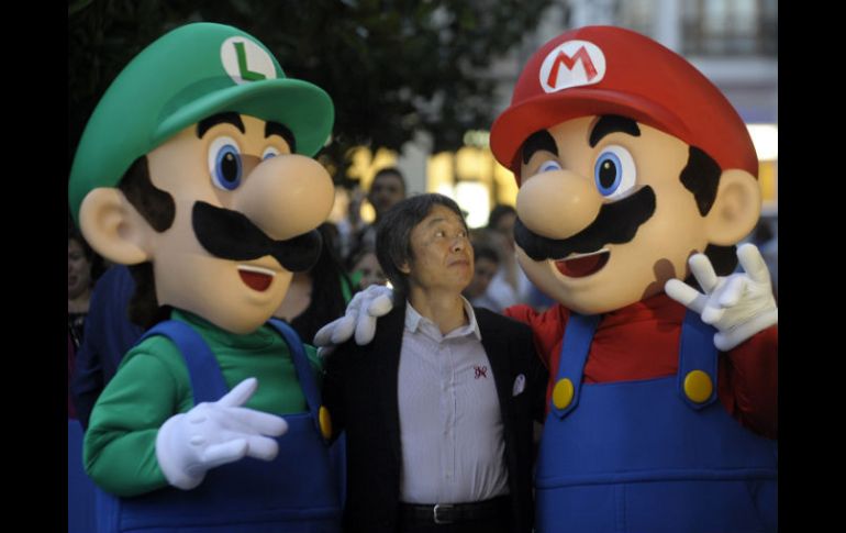 Shigeru Miyamoto dice que ''Mario'' vivirá en todos sus videojuegos porque ya es parte del creador. AFP  /