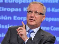 Según el vicepresidente económico de la Comisión Europea, Olli Rehn, se trata de una evaluación positiva. ARCHIVO  /