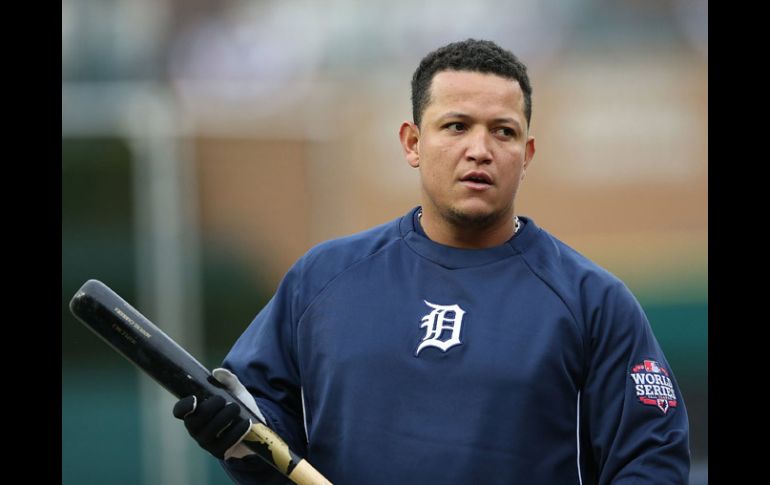 Miguel Cabrera debe despertar a la ofensiva de los Tigres de Detroit a partir de mañana. AFP  /