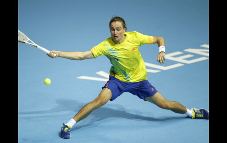 En 1 hora y 14 minutos de juego, Alexander Dolgopolov derrotó a Jurgen Melzer. AFP  /