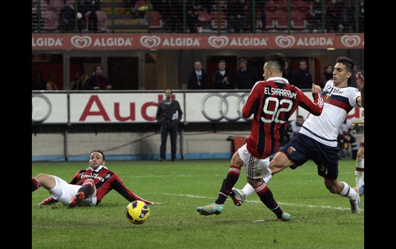 El Shaarawy (92) fue el autor del único gol del partido. REUTERS  /