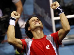 En una gran temporada, David Ferrer ha logrado seis trofeos en siete finales, y fue semifinalista en Roland-Garros y en el US Open. AP  /