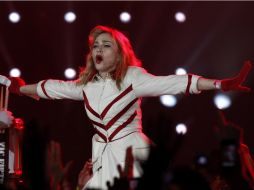 La cantante Madonna durante su gira ''MDNA''. AP  /