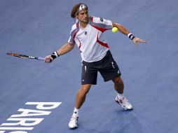 David Ferrer se medirá mañana contra el suizo Stanislas Wawrinka en el Masters de París. REUTERS  /