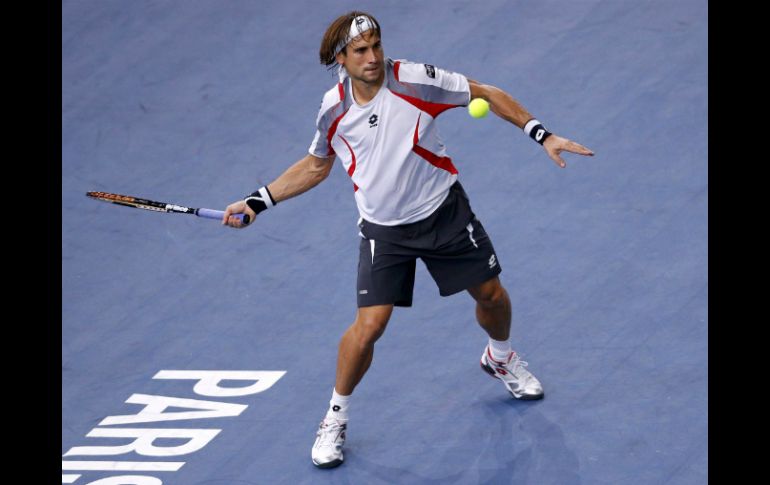 David Ferrer se medirá mañana contra el suizo Stanislas Wawrinka en el Masters de París. REUTERS  /