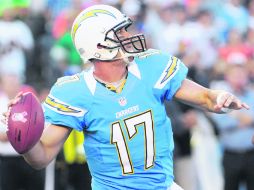 A corregir. Philip Rivers ha fallado en los últimos tres partidos de San Diego. AP  /