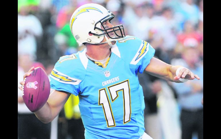 A corregir. Philip Rivers ha fallado en los últimos tres partidos de San Diego. AP  /