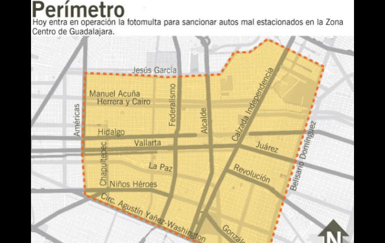 Las cámaras captarán a vehículos que se estacionen sobre lugares indebidos.  /