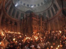 El Santo Sepulcro (lugar donde se sitúa la muerte de Jesús) nunca ha pagado por el agua a las autoridades. ARCHIVO  /