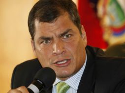 El presidente ecuatoriano Rafael Correa. ARCHIVO  /