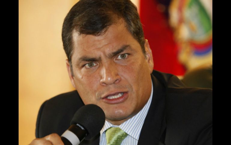 El presidente ecuatoriano Rafael Correa. ARCHIVO  /