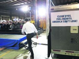 Propuestas. En Etna, Ohio, Mitt Romney habló de tema energético como generador de empleo. AFP  /