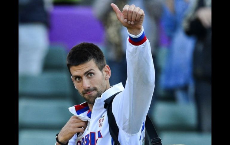 Junto a Djokovic (foto), figuran en el grupo A, Andy Murray, Tomas Berdych y Jo-Wilfried Tsonga. ARCHIVO  /