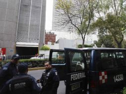 La Policía Federal mexicana despliega un fuerte dispositivo en la zona donde realiza la reunión Ministros de finanzas. REUTERS  /